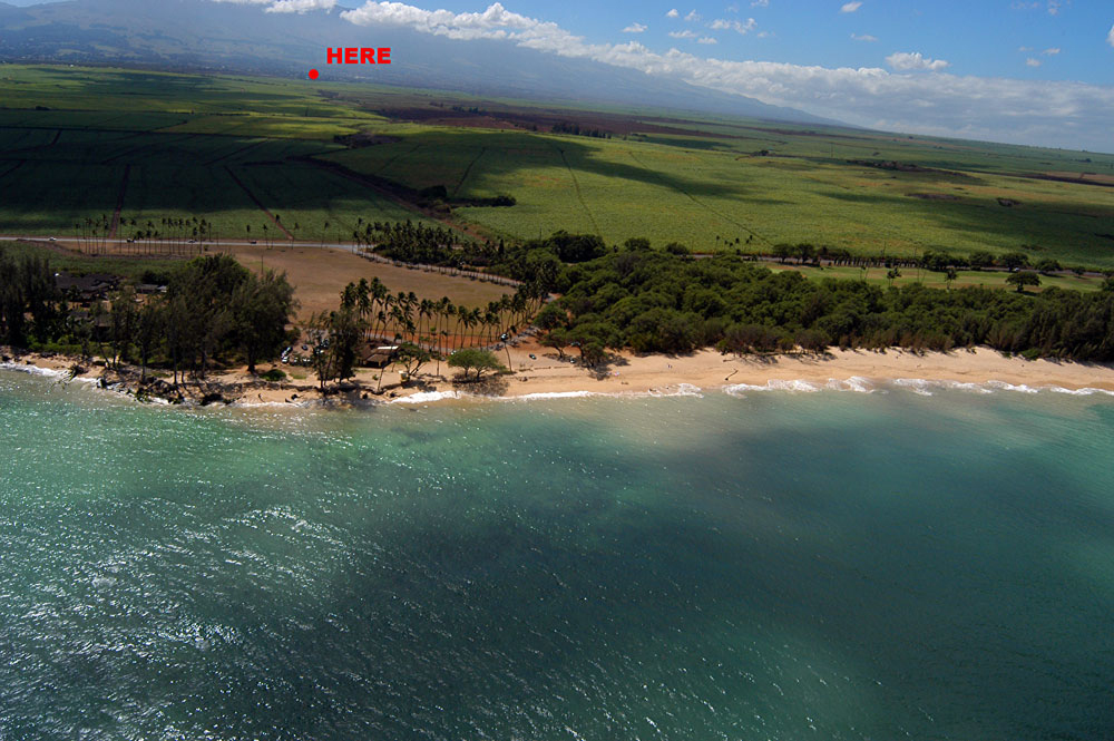 Baldwin Beach showing the home spot