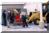 The "Big Scope" mount arrives at SPOC 2.  05 FEB 2002  McNeil image 
